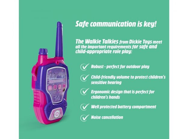 واکی تاکی Dickie Toys مدل صورتی, تنوع: 201118199-Walkie Talkie Pink Drivez, image 6