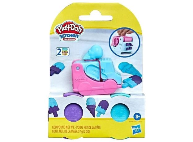 ست خمیربازی ماشین بستنی فروشی Play Doh با چرخ های صورتی, تنوع: F3571-Pink, image 