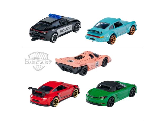 پک 5 تايی ماشين های Majorette مدل Porsche Edition, image 5