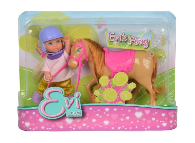 ست عروسک و اسب کرم Evi Pony, تنوع: 105737464-Pony Cream, image 4