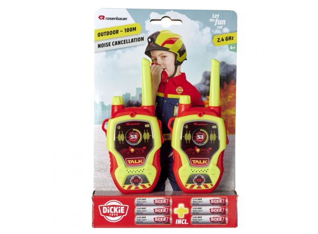 واکی تاکی Dickie Toys مدل آتشنشانی, تنوع: 201118198-Walkie Talkie Fire, image 