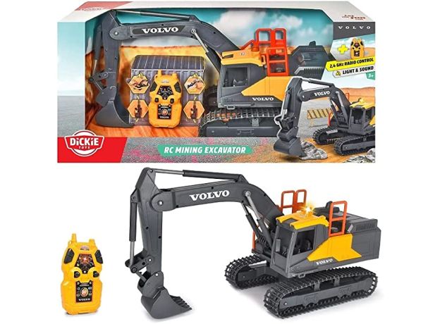 بیل مکانیکی کنترلی 60 سانتی ولوو  Dickie Toys, image 