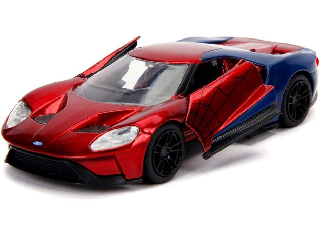 ماشین فلزی اسپایدرمن مدل Ford GT با مقیاس 1:32, image 2