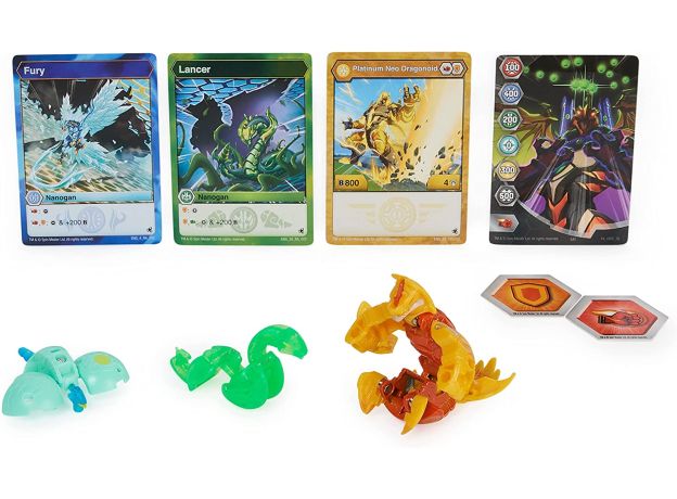 پک 3 تایی باکوگان Bakugan سری Evolutions مدل Neo Dragonoid, تنوع: 6063394-Neo Dragonoid 1, image 4