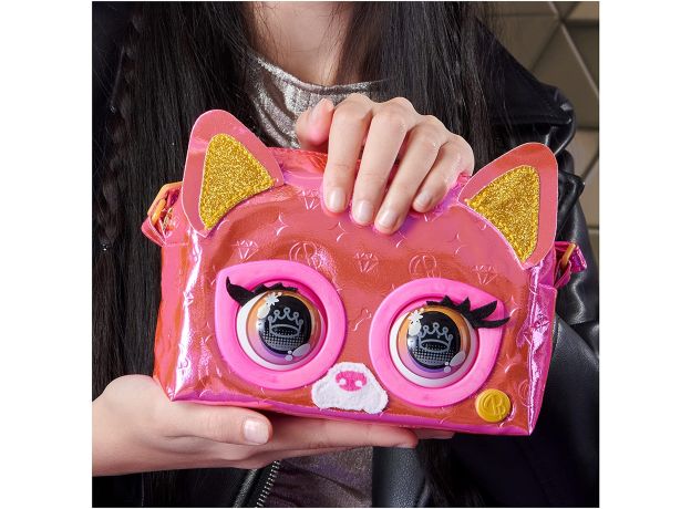 کیف جادویی پرس پتس متالیک مدل پاپی صورتی Purse Pets, تنوع: 6065582-Flashy, image 3