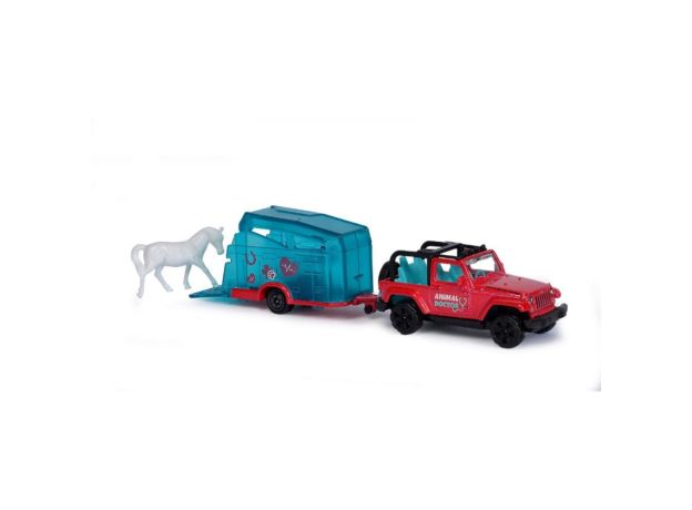 پک تکی ماشين های تريلر دخترانه Majorette مدل Jeep Wrangler, تنوع: 212053184-Trailer Wrangler, image 4