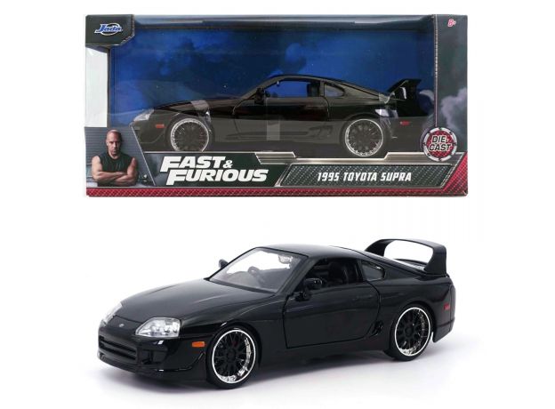 ماشین فلزی تویوتا Fast & Furious مدل Toyota Supra 1995 با مقیاس 1:24, image 