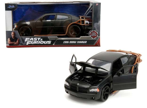 ماشین فلزی دوج Fast & Furious مدل 2006 Heist Charger با مقیاس 1:24, image 