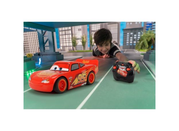 ماشین کنترلی 17 سانتی لایتنینگ مک کوئین دیزنی Dickie Toys مدل Turbo Racer, image 3