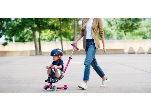 اسکوتر پنج حالته مجیک Mini2Grow دلوکس Micro صورتی, تنوع: MMD359-Pink, image 6