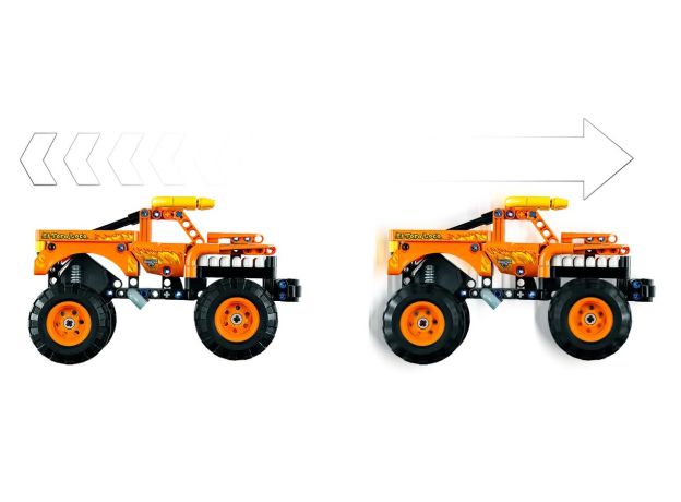 لگو تکنیک 2 در 1 مدل مانستر جم El Toro Loco (42135), image 6