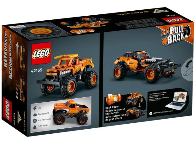 لگو تکنیک 2 در 1 مدل مانستر جم El Toro Loco (42135), image 8