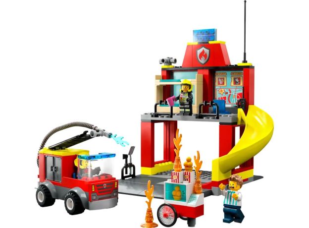 لگو سیتی مدل ایستگاه و ماشین آتش نشانی (60375), image 4