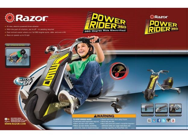 اسکوتر برقی Powerrider 360 (Razor), image 3