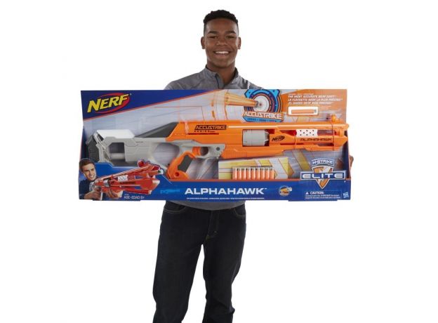 تفنگ نرف Nerf مدل Alphahawk, image 