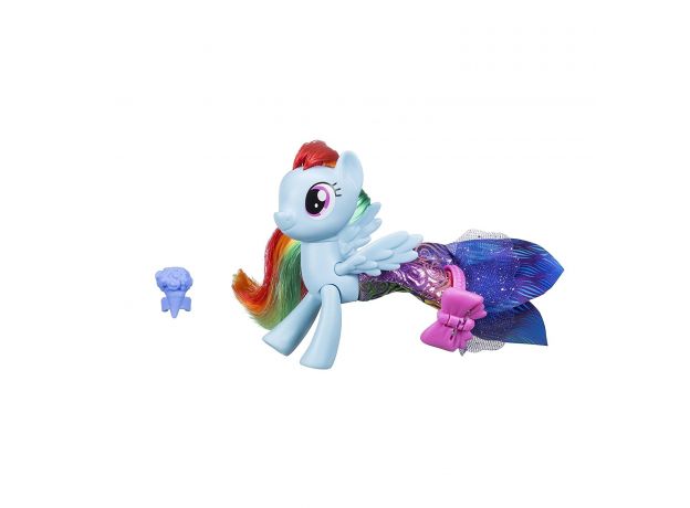 عروسک پونی 8 سانتی رینبو دش 2 حالته (Rainbow Dash), image 2