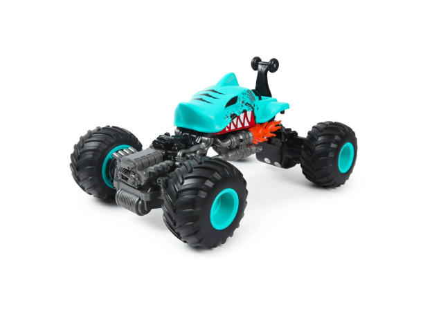 ماشین کنترلی Shark Monster Truck طرح کوسه Crazon مدل آبی, تنوع: 333-FD22161-Shark Monster Truck Blue, image 3