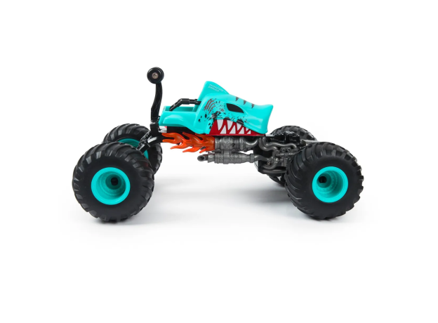 ماشین کنترلی Shark Monster Truck طرح کوسه Crazon مدل آبی, تنوع: 333-FD22161-Shark Monster Truck Blue, image 4