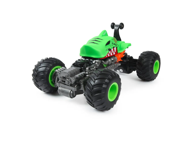 ماشین کنترلی Shark Monster Truck طرح کوسه Crazon مدل سبز, تنوع: 333-FD22161-Shark Monster Truck Green, image 4