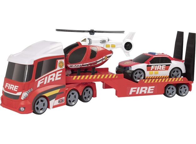 تریلی حمل ماشین و هلیکوپتر آتشنشانی Teamsterz, image 4