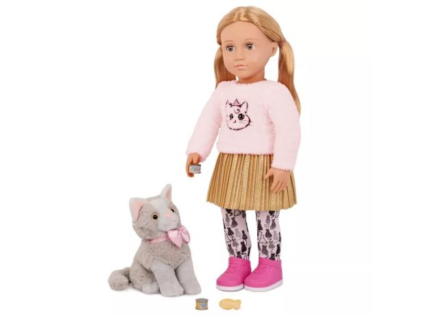 عروسک 46 سانتی OG مدل Melena همراه با گربه چارتروکس, image 