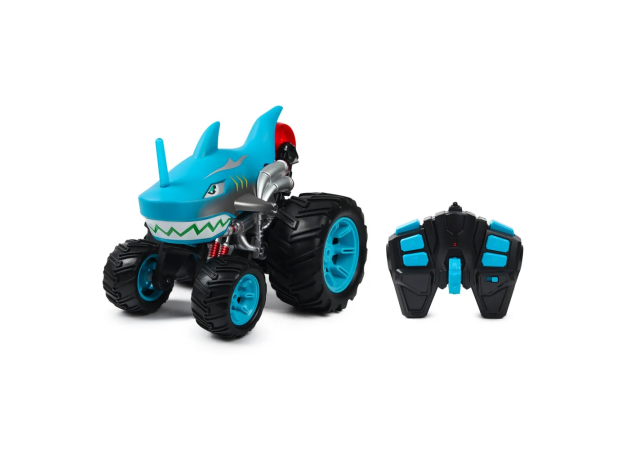 ماشین کنترلی 5 چرخ Shark Stunt Car طرح کوسه Crazon با مقیاس 1:14, image 5