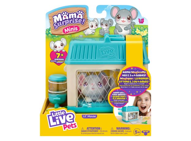 عروسک موش موشک ماما سورپرایز Little Live Pets سری Mini, image 