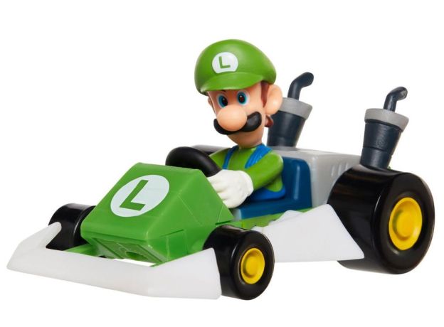 ماشین 6 سانتی لوئیجی به همراه فیگور, تنوع: 40303-Super Mario Kart Luigi, image 2