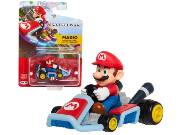 ماشین 6 سانتی ماریو به همراه فیگور, تنوع: 40303-Super Mario Kart, image 