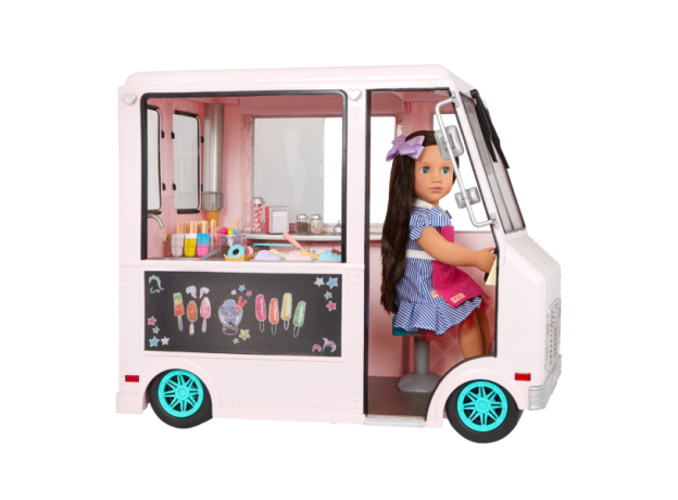 ماشین صورتی بستنی فروشی عروسک های OG, image 3