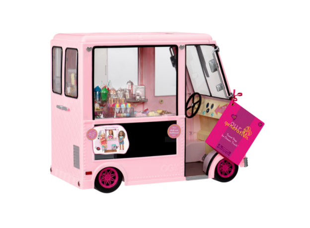 ماشین صورتی بستنی فروشی عروسک های OG, image 2
