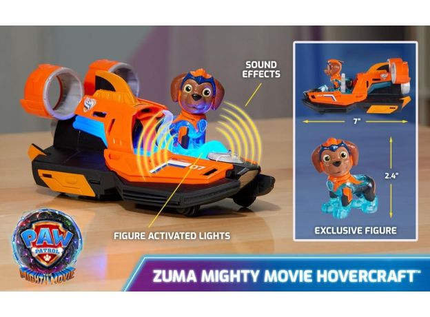 قایق تندرو و فیگور زوما سگ های نگهبان سری The Mighty Movie, تنوع: 6067515-Zuma, image 2