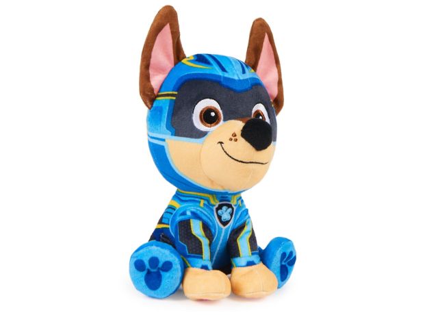 عروسک پولیشی 18 سانتی چیس سگ های نگهبان Paw Patrol سری The Mighty Movie, تنوع: 6067089-Chase, image 5