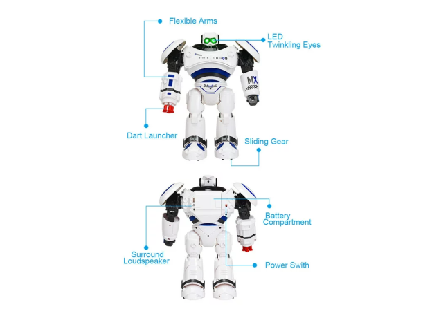 ربات محافظ Crazon مدل آبی, image 3
