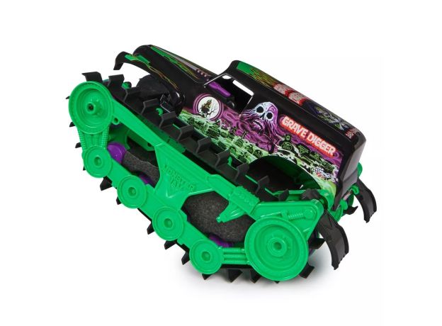 تانک کنترلی Monster Jam مدل Grave Digger Trax با مقیاس 1:15, image 17