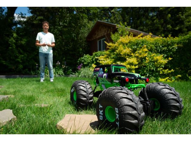 ماشین کنترلی Monster Jam مدل Mega Grave Digger با مقیاس 1:6, تنوع: 6066963-Mega Grave Digger, image 23