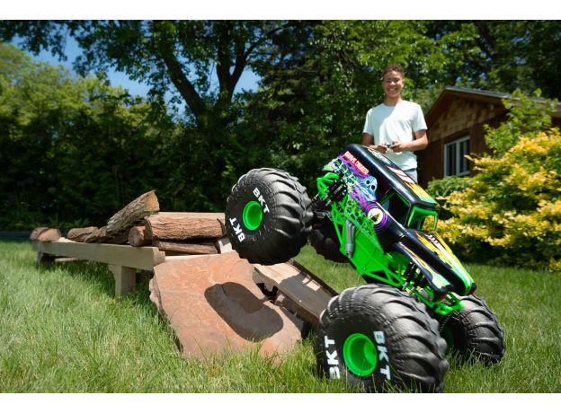 ماشین کنترلی Monster Jam مدل Mega Grave Digger با مقیاس 1:6, تنوع: 6066963-Mega Grave Digger, image 3