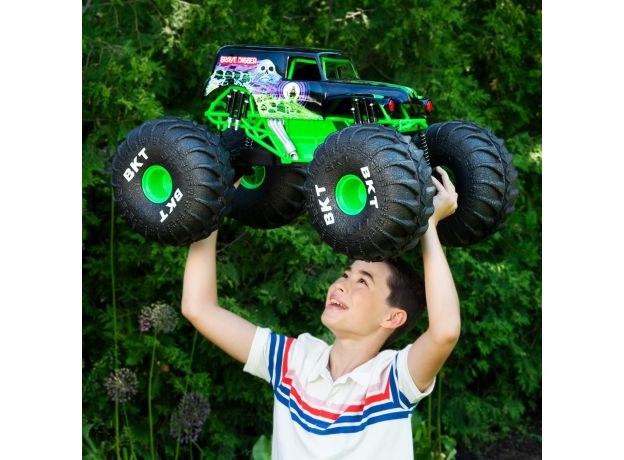 ماشین کنترلی Monster Jam مدل Mega Grave Digger با مقیاس 1:6, تنوع: 6066963-Mega Grave Digger, image 6