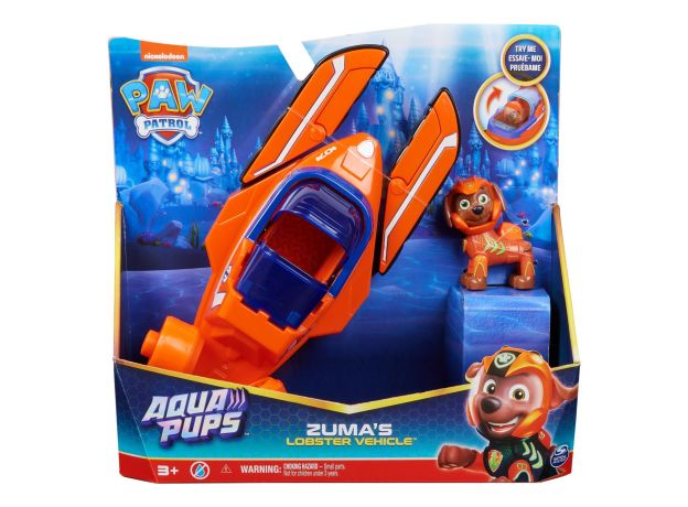 زیردریایی خرچنگ همراه با فیگور زوما سگ های نگهبان Paw Patrol سری Aqua Pups, تنوع: 6065229-Zuma, image 14