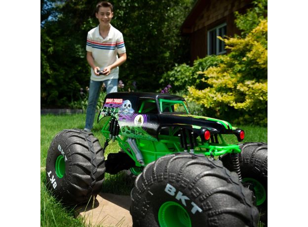 ماشین کنترلی Monster Jam مدل Mega Grave Digger با مقیاس 1:6, تنوع: 6066963-Mega Grave Digger, image 4