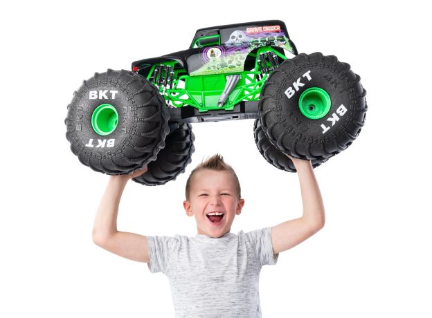 ماشین کنترلی Monster Jam مدل Mega Grave Digger با مقیاس 1:6, تنوع: 6066963-Mega Grave Digger, image 