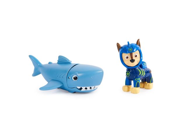 فیگور چیس همراه با کوسه کوچولو سگ های نگهبان Paw Patrol سری Aqua Pups, تنوع: 6065411-Chase, image 7