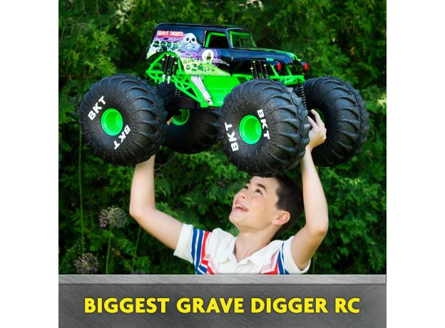 ماشین کنترلی Monster Jam مدل Mega Grave Digger با مقیاس 1:6, تنوع: 6066963-Mega Grave Digger, image 12