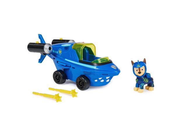 زیردریایی کوسه همراه با فیگور چیس سگ های نگهبان Paw Patrol سری Aqua Pups, تنوع: 6065229-Chase, image 14