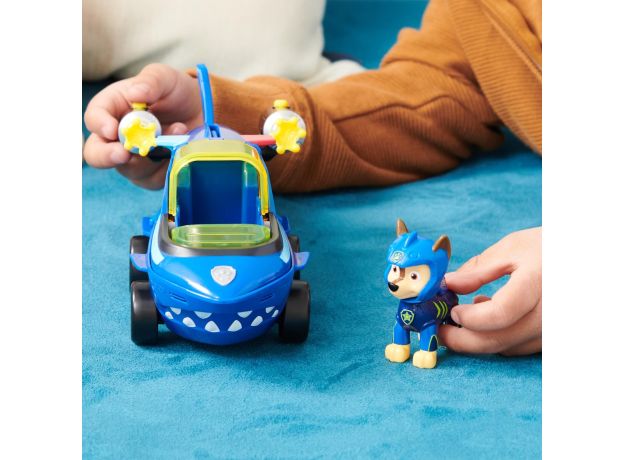 زیردریایی کوسه همراه با فیگور چیس سگ های نگهبان Paw Patrol سری Aqua Pups, تنوع: 6065229-Chase, image 4