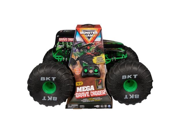 ماشین کنترلی Monster Jam مدل Mega Grave Digger با مقیاس 1:6, تنوع: 6066963-Mega Grave Digger, image 21