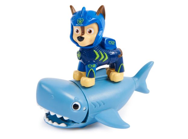 فیگور چیس همراه با کوسه کوچولو سگ های نگهبان Paw Patrol سری Aqua Pups, تنوع: 6065411-Chase, image 5