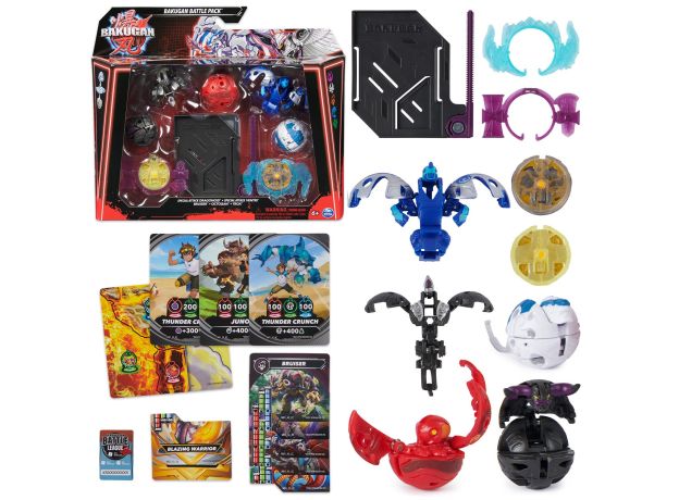 پک 5 تایی مبارزه باکوگان Bakugan سری Special Attack, تنوع: 6066988-Black, image 