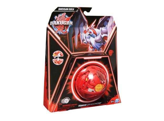 پک تکی باکوگان Bakugan سری Deka مدل  Titanium Dragonoid, image 12