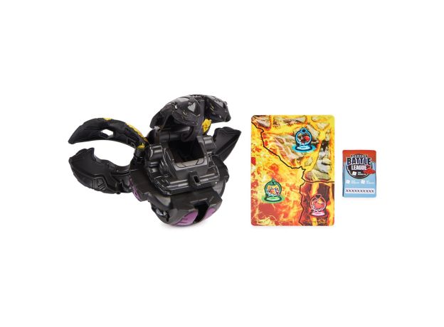 پک تکی باکوگان Bakugan سری Deka مدل Nillious مشکی, image 3